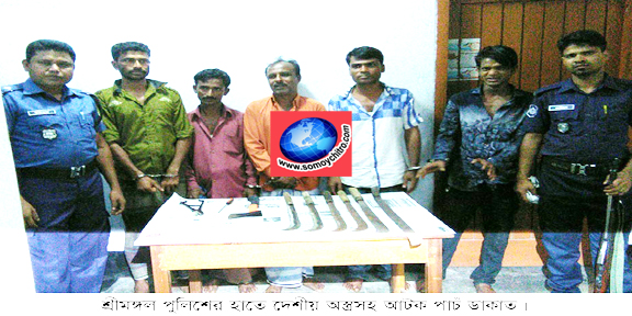 এইমাত্র পাওয়া –শ্রীমঙ্গলে ডাকাতির প্রস্তুতিকালে ৫ ডাকাত আটক