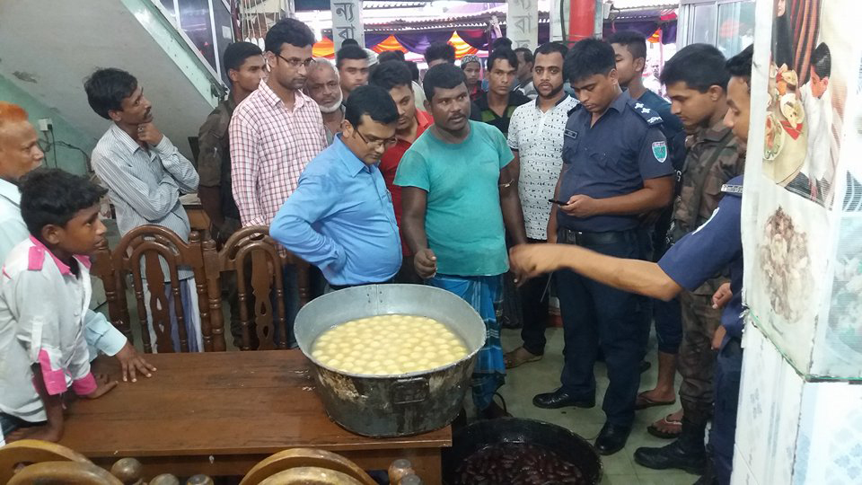কুলাউড়ায় ভ্রাম্যমান আদালতের অভিযানে জরিমানা আদায়