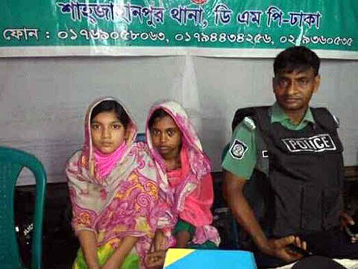 কুলাউড়ায় নিখোঁজ দুই স্কুলছাত্রী ঢাকায় উদ্ধার
