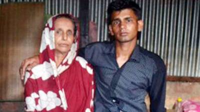 বিয়ানীবাজারে ৭ বছর পর ছেলেকে ফিরে পেলেন মা