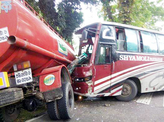 রাজনগরে সড়ক দূর্ঘটনায় আহত ২