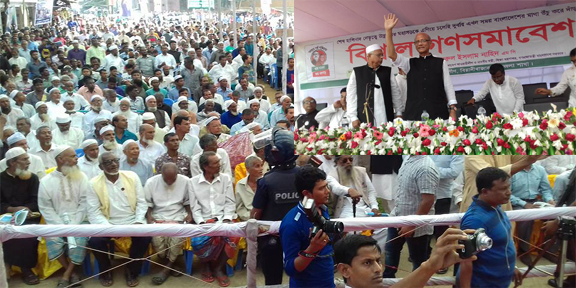 শিক্ষামন্ত্রী সমাবেশস্থলে উপস্থিত হয়েছেন
