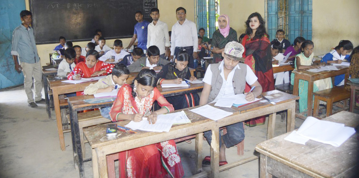 জুড়ীতে শিলা মেধাবৃত্তি পরীক্ষা অনুষ্ঠিত