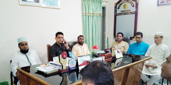 বিয়ানীবাজার পৌর মেয়র আব্দুস শুকুরের ঈদ শুভেচ্ছা বিনিময়