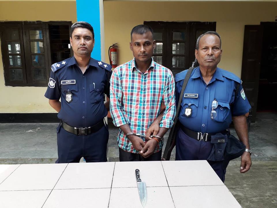 বিয়ানীবাজারে ছিনতাই মামলার আসামীর স্বীকারোক্তি ও ছোরা উদ্ধার
