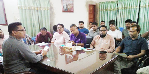 পরিচ্ছন্ন শহর গড়তে বিয়ানীবাজার পৌর মেয়রের উদ্যোগ