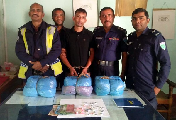 মাধবপুরে ইয়াবাসহ মাদক ব্যবসায়ী আটক