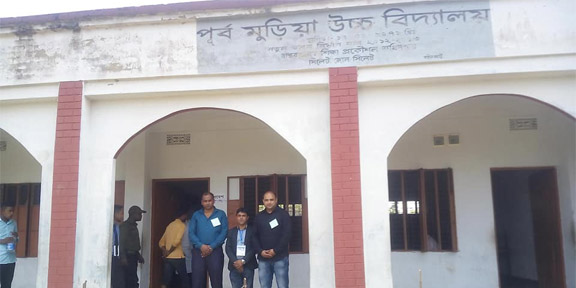 বিয়ানীবাজারে শান্তিপূর্ণ ভোট গ্রহণ চলছে