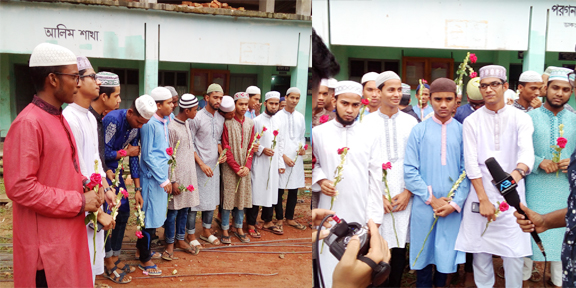 পরগনাহী দৌলতপুর আলিম মাদরাসায় নবীন বরণ অনুষ্ঠিত