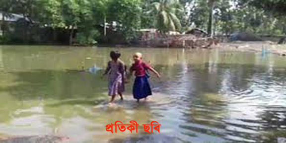 শাহবাজপুরে জলাবদ্ধতা নিয়ে দোষারোপ
