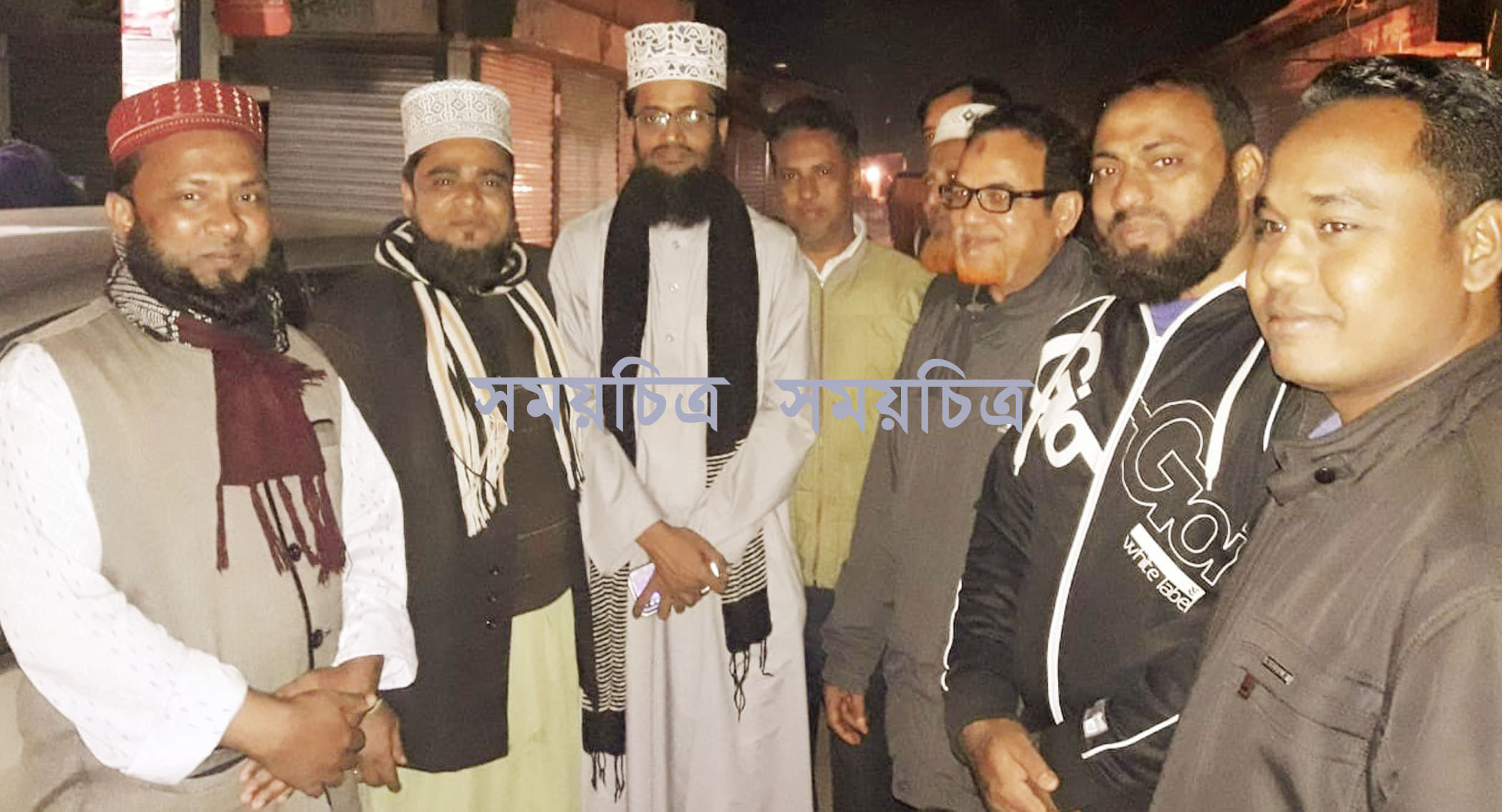 ইটাউরি মহিলা মাদরাসার মাহফিলের প্রধান অতিথি আব্দুল্লাহ আল আমিন এসে পৌঁছেছেন