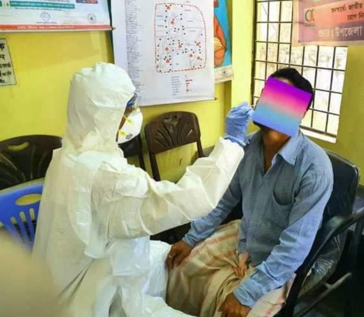 বিয়ানীবাজারে করো’না সন্দেহে এক ব্যাক্তির নমুনা সংগ্রহ