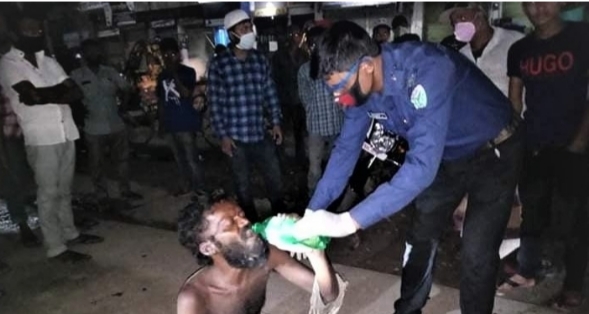 বিয়ানীবাজারে মানষিক রোগীকে চিকিৎসার ব্যবস্থা করলো পুলিশ