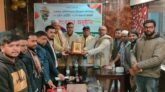 বড়লেখায় সাংবাদিক নূরুল ওয়াহিদকে সংবর্ধনা