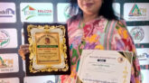 মাদার তেরেসা গোল্ডেন অ্যাওয়ার্ড লাভ করেছেন লায়ন সানজিদা খানম
