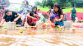 গঙ্গা স্নানের মাধ্যমে সম্পন্ন হলো চা শ্রমিকদের কাত্যায়ানী পূজা