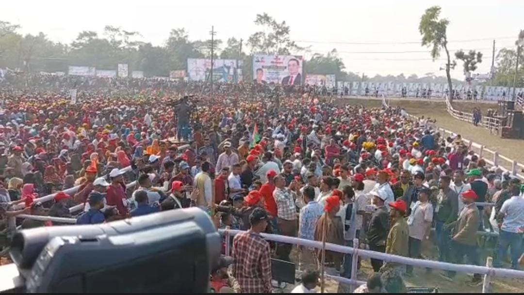 মৌলভীবাজারে অল্প সময়ের মধ্যেই সমাবেশস্থলে পৌঁছাচ্ছেন দেশনায়ক তারেক রহমান