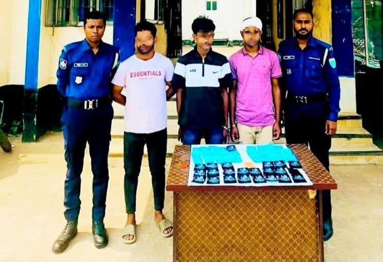 জকিগঞ্জে মাদকবিরোধী অভিযান, ১০ হাজার ইয়াবাসহ আটক ৩