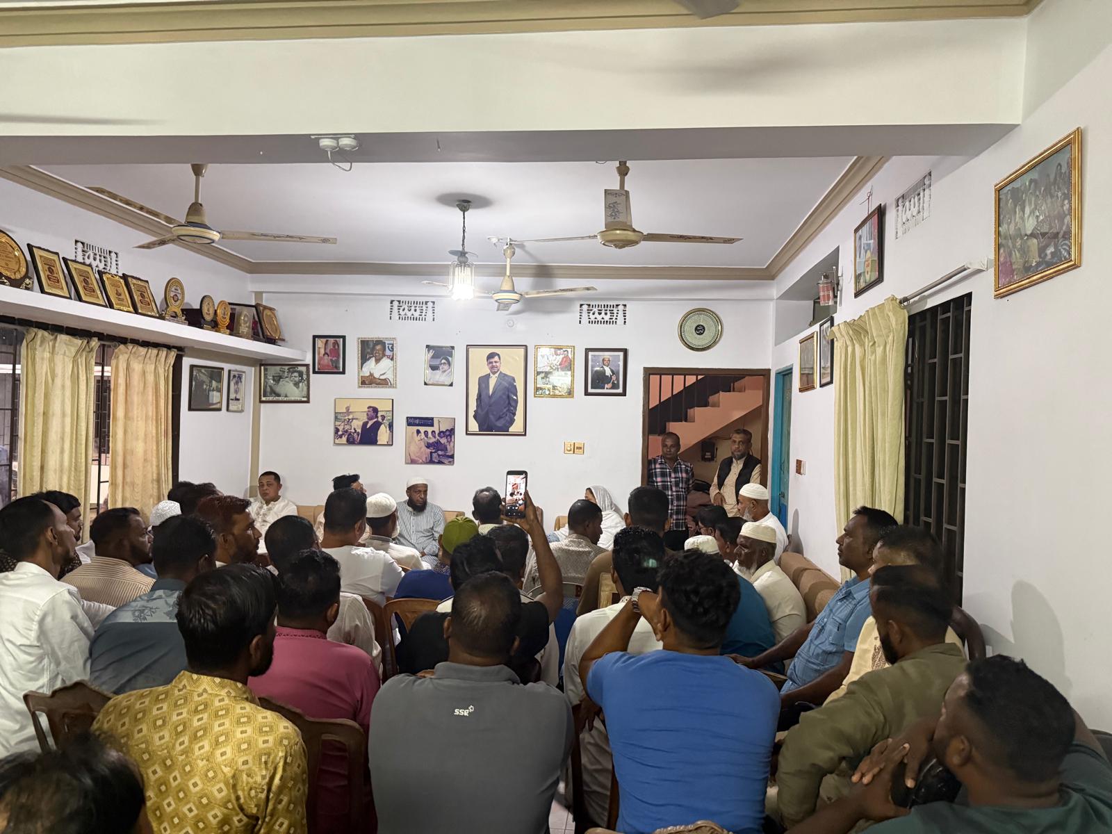 রামধানায় দলীয় নেতা-কর্মীদের সঙ্গে ঈদের শুভেচ্ছা বিনিময় করলেন  এমপি তাহসিনা রুশদীর লুনা