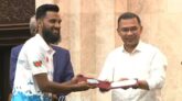 🏆 বিশ্বনাথের গর্ব: জাতীয় ব্যাডমিন্টনে চ্যাম্পিয়ন তানভীরের হাতে ক্রীড়া সম্মাননা