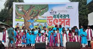 সিলেটে বর্ণিল আয়োজনে বাংলা নববর্ষ বরণ