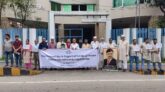 সিলেটে ‘অধিকার’-এর মানববন্ধন: নির্যাতন ও  অমানবিক আচরণ বন্ধে কার্যকর উদ্যোগের দাবি