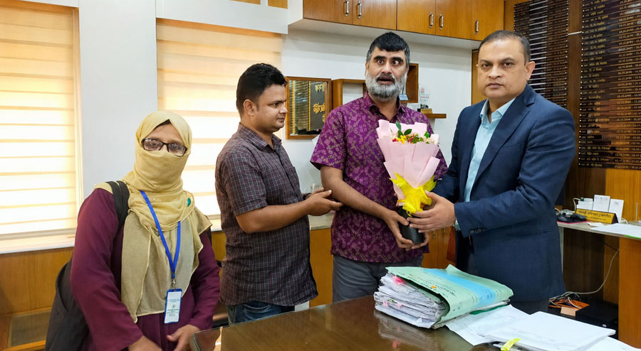 সিলেটের নবাগত জেলা প্রশাসকের সাথে গ্রীণ ডিসএ্যাবল্ড ফাউন্ডেশনের সাক্ষাৎ ও মতবিনিময়
