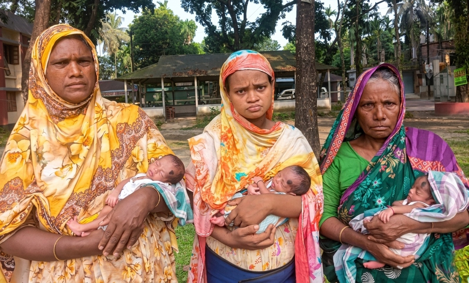 বাক প্রতিবন্ধি দম্পতির একসঙ্গে তিন পুত্রসন্তানের জন্ম