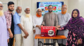 অসহায় পরিবারকে স্বাবলম্বী করার লক্ষ্যে রহমানীয়া প্রতিবন্ধী কল্যাণ ফাউন্ডেশনের সেলাই মেশিন বিতরণ