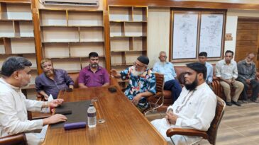 সংসদ সদস্য নাসির উদ্দিন আহমদ মিঠু’র সঙ্গে বড়লেখা উপজেলা প্রেসক্লাবের মতবিনিময়